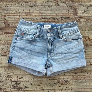 Hudson Jeans Women's Faded Blue Jean Shorts